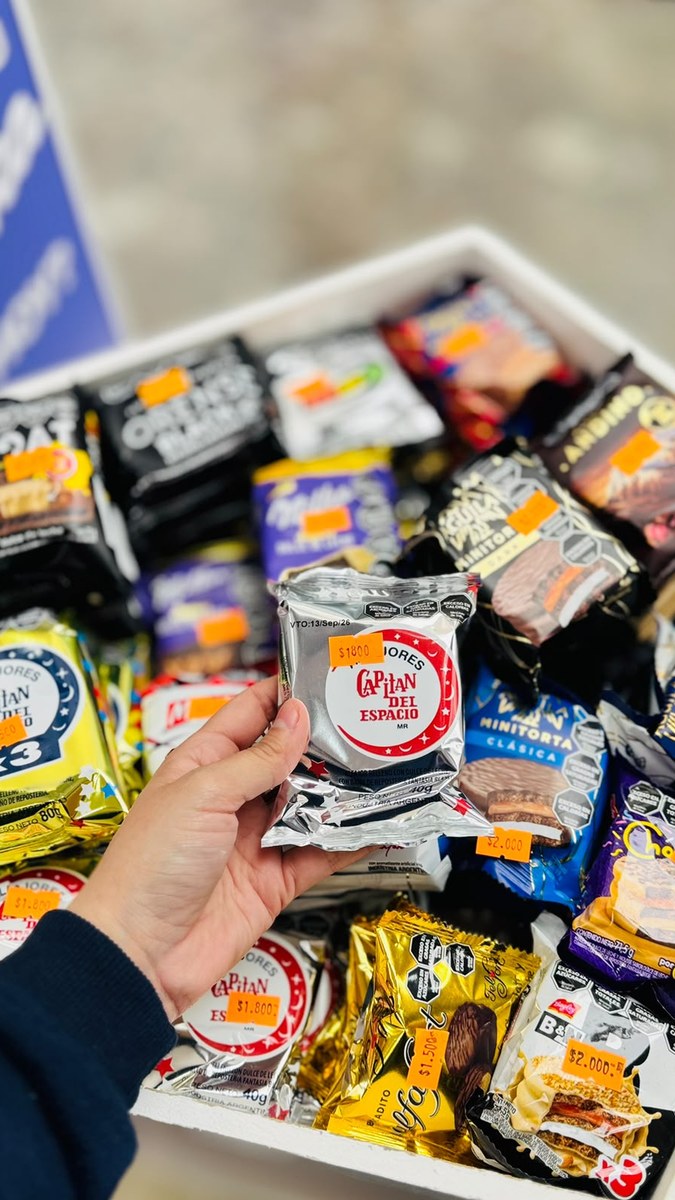 Alfajor Capitán del Espacio Blanco