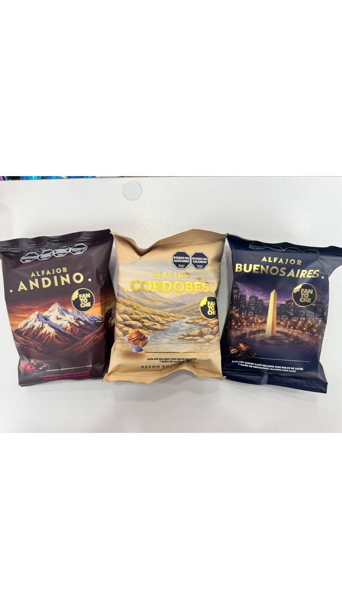 Alfajor Fantoche Andino / Cordobés / Buenos Aires