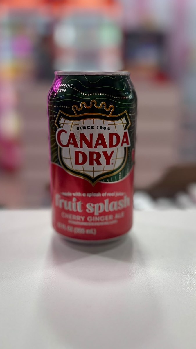 Canada Dry Fruit Splash Cherry Ginger Ale