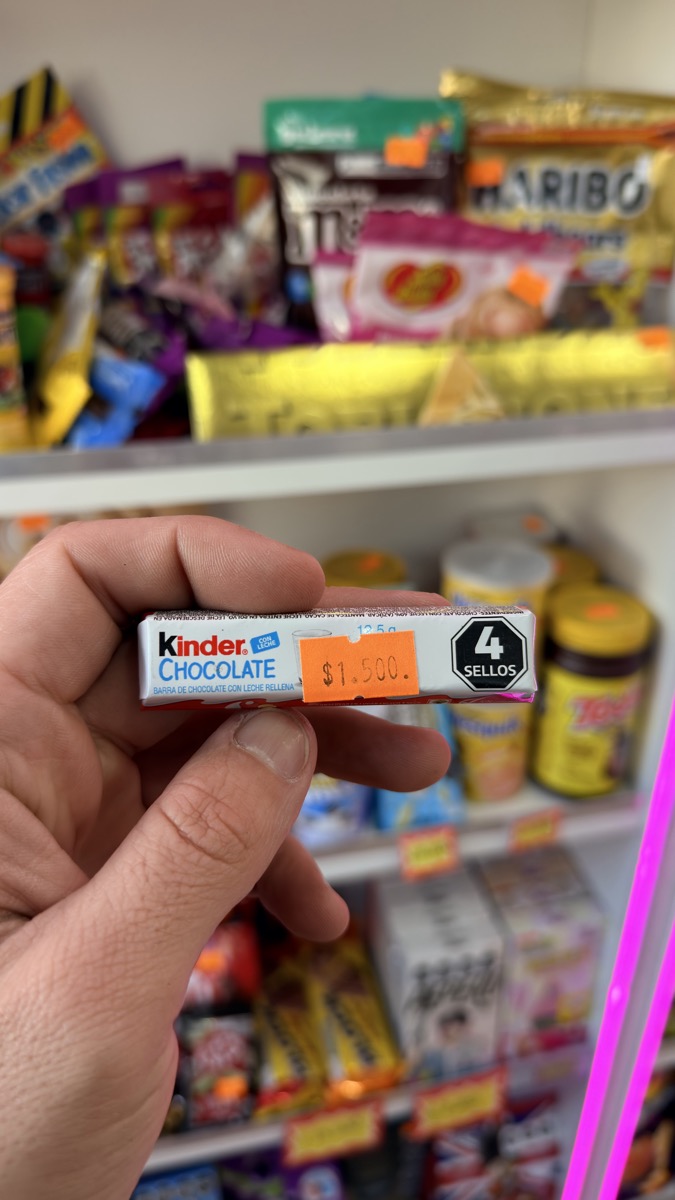 Kinder Chocolate barra