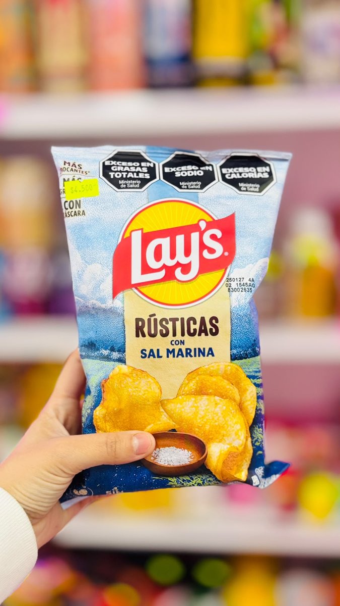 Lays Rústicas Sal Marina
