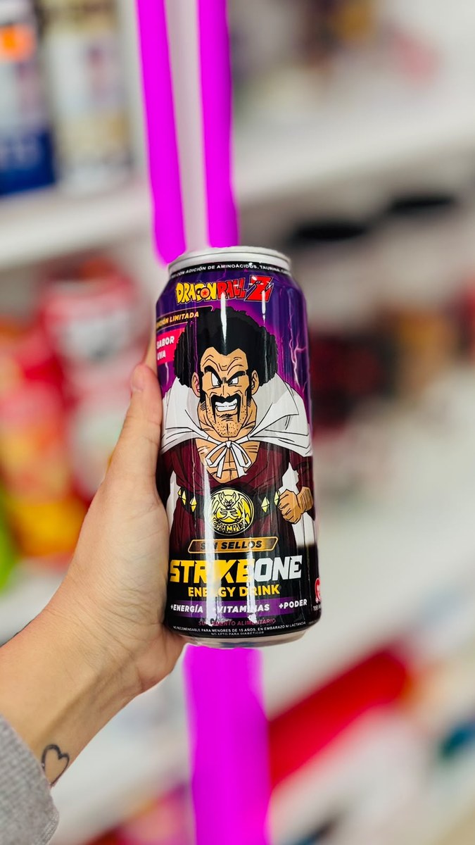 Strike One Energy Drink Dragon Ball Z Sabor Uva